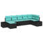 Ensemble de canapé de jardin avec coussin 7 pièces vidaXL