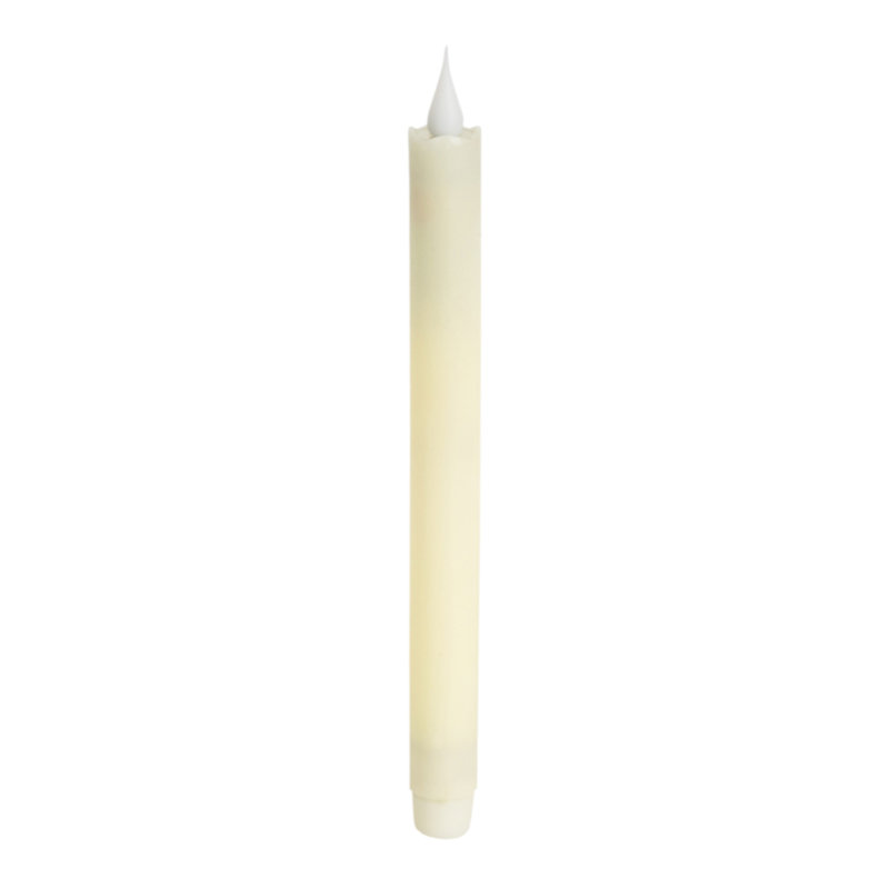 Bougie conique non parfumée, Blanc