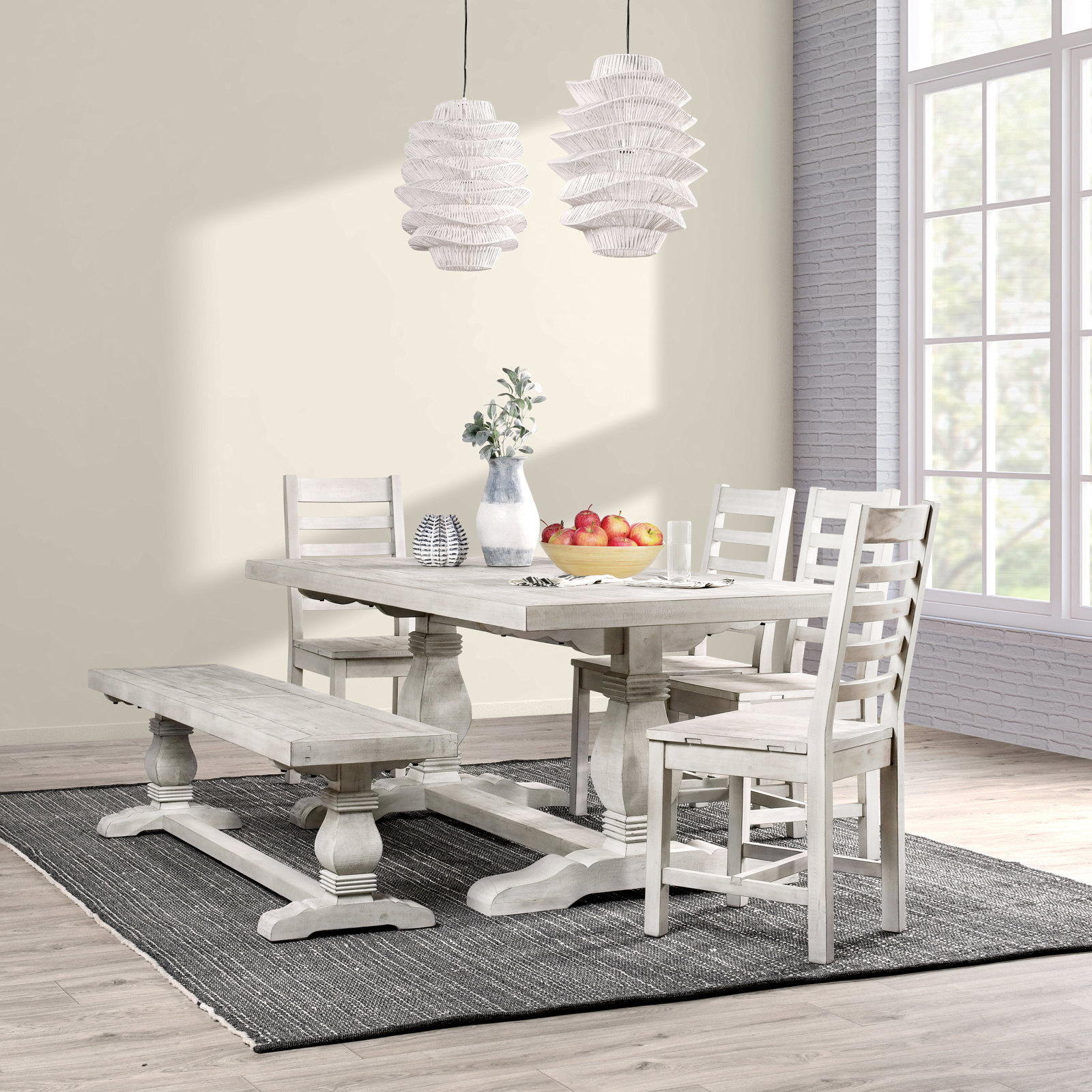 Kinston Pine Dining Table Set