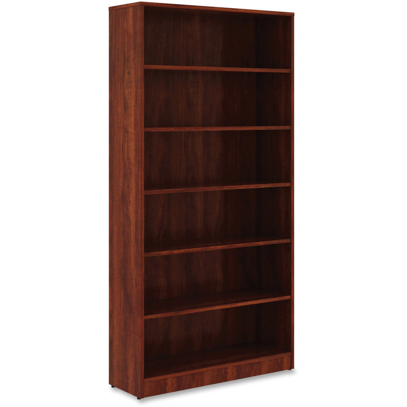 Orlanda Bookcase, Cherry, (6 Shelves) 73" H x 36" W x 12" D