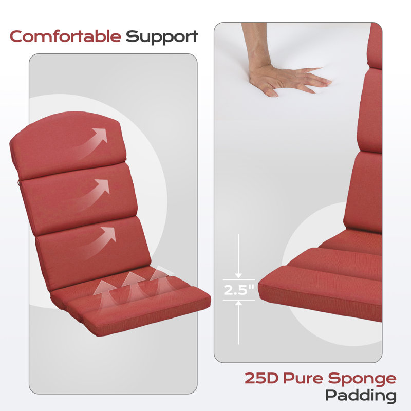  Adirondack Chair Cushion, Red