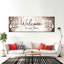 «Welcome To Our Home Typographie I», reproduction sur toile-1188045445