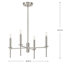 Nouveau lustre traditionnel à quatre lumières Adbiel-1256693059