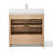 36" Freestanding Bathroom Vanity With Ceramic Sink Quartz Top, Fully Assembled Single Bathroom Cabinet-49331969