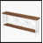 Walnut/White