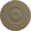Médaillon de plafond Endurathane Berkshire, DE 20 1/8 po x P 3 7/8 po x P 1 7/8 po (convient aux auvents jusqu'à 6 3/8 po), finition brique réfractaire peinte à la main-29361525