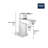 Eurocube® Single Hole Bathroom Faucet-87360890