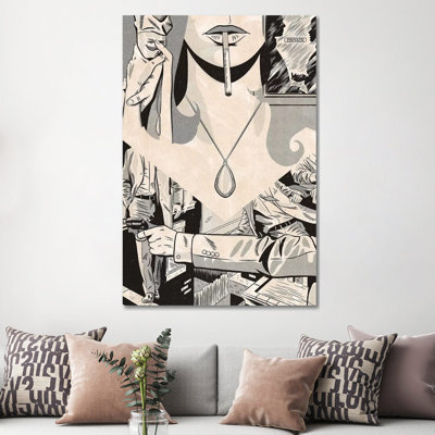 Noir Poster by Joseph McDermott - Print on Canvas