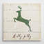 « holly jolly renne », reproduction d’impression sur toile-25250491-40496872
