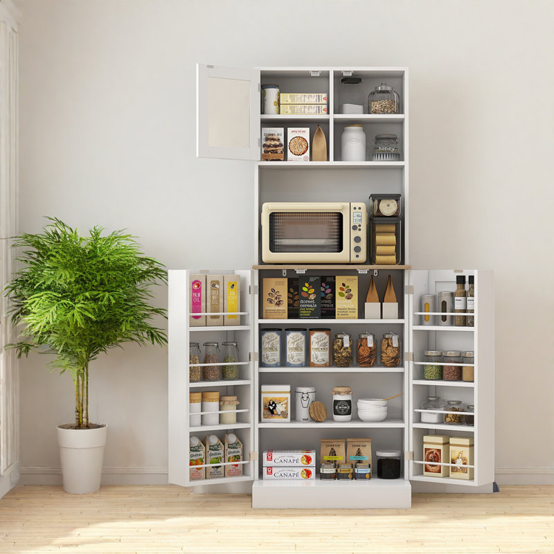 Garde-manger intelligent 66,5 po - Combinaison micro-ondes et rangement