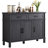 Buffet Cabinet Sideboard With 2 Drawers and Cabinets, Classic Style Sideboard With Adjustable Shelves For Living Room, Kitchen, Dining Room-1290426171-1302509529