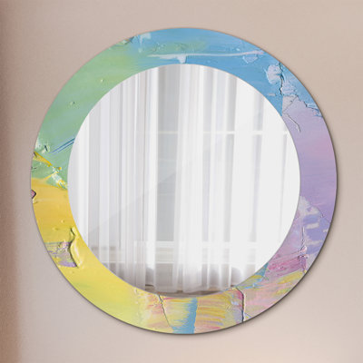Huldar Glass Flat Wall Mirror
