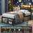 Twin Size Bed Frame with Wood Storage Headboard, Charging Station and LED Lights, Noiseless, Easy Assembly, No Box Spring Needed-2105525318-2091998862