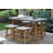 Nicole 6 - Person Teak Wood Patio Dining Set with Rectangular Table , Sunbrella® Cushions Included