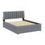 Lit plateforme tapissier avec lit gigogne-654439026