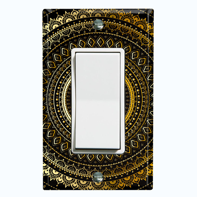 Plaque murale décorative / bascule Mandala