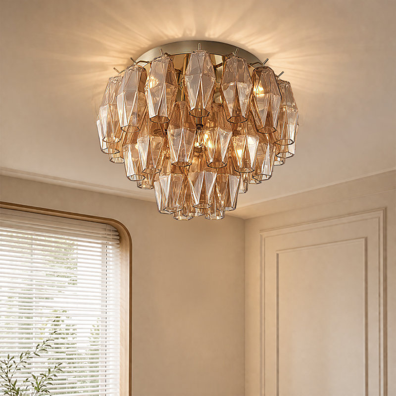 22" Ceiling Light, Gold
