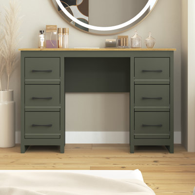Alezae Dressing Table with 6 Drawers