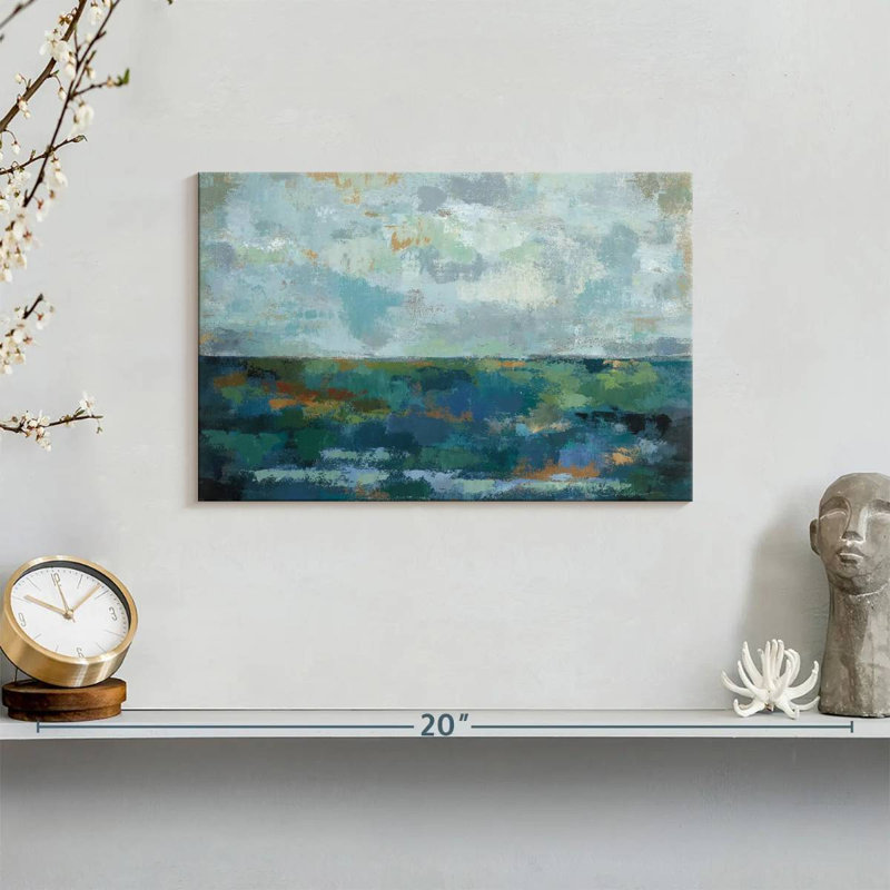 Croquis de paysage marin Alvord IV, H 8 po x l 12 po