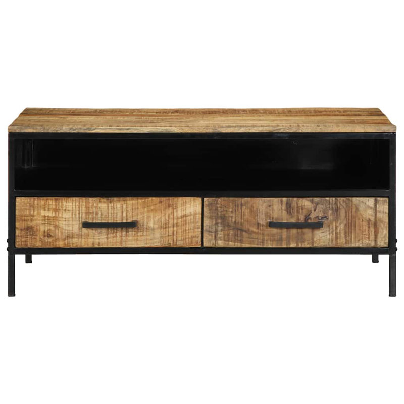 Solid Wood Coffee Table with Storage
