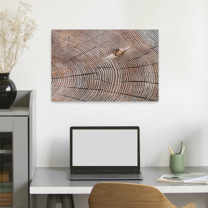 Annuel Annuel, art mural abstrait contemporain, H 16 po x l 24 po