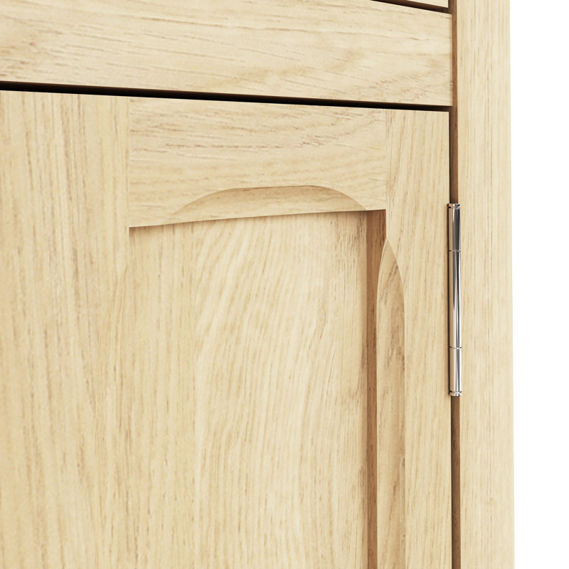 Claiborne Ash Assembled Tower Cabinet
