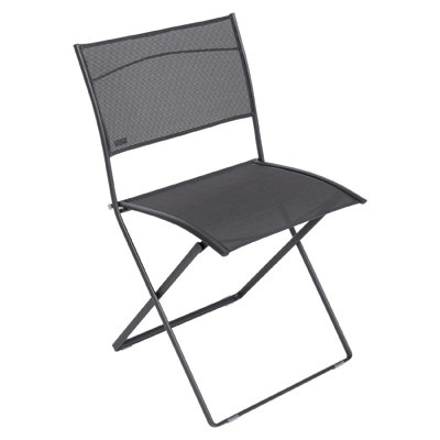 Plein Air Premium All-Weather Wicker Outdoor Folding Dining Side Chair