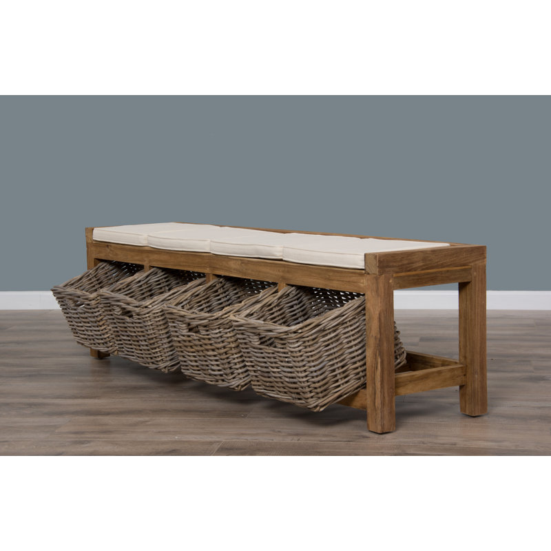Alyson Solid Wood Storage Bench