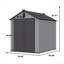 Remise de rangement en plastique pour jardin