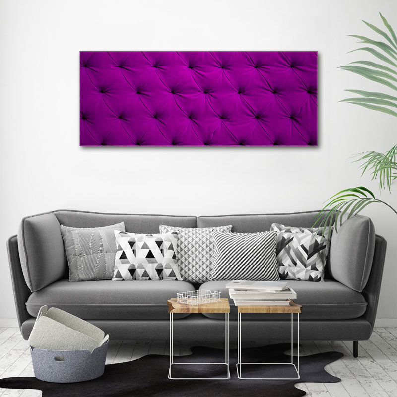 Velvet Wall - Wrapped Canvas Print, Canvas, 50cm H x 125cm W