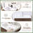24" Floating Wall‑Mount Bathroom Vanity, Wood Melamine Cabinet with Resin & Calcium Carbonate Integrated Sink-1165978365
