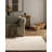 Ebern Designs Camilo Handmade Solid Ivory Area Rug-1948574674