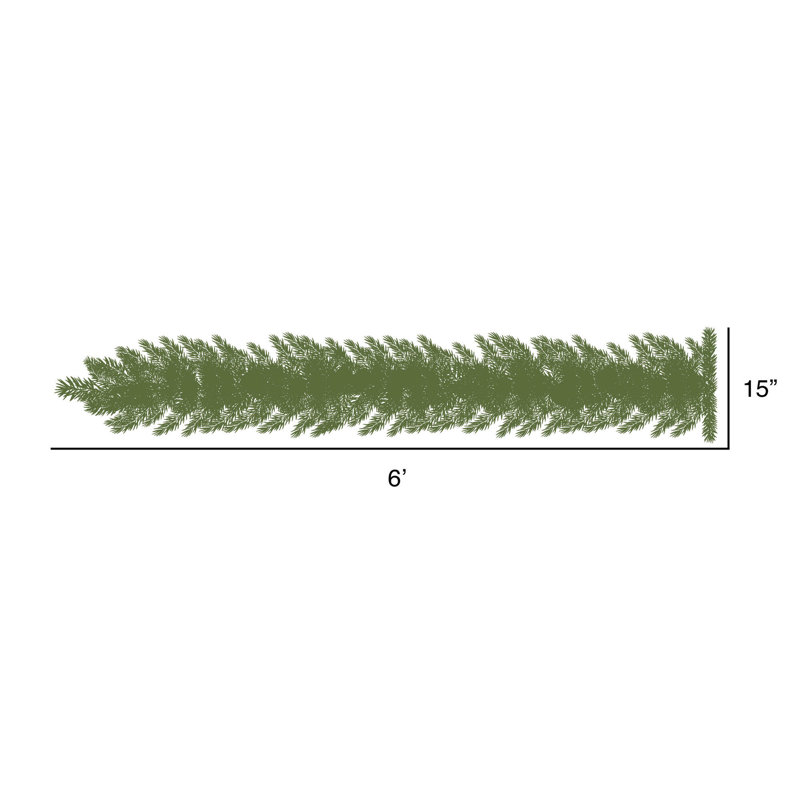 72'' in. Faux Pine Garland