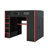 Full Size Wood Loft Bed With Desk,Wardrobe,Ample Storage Space And RGB LED Light-411746336