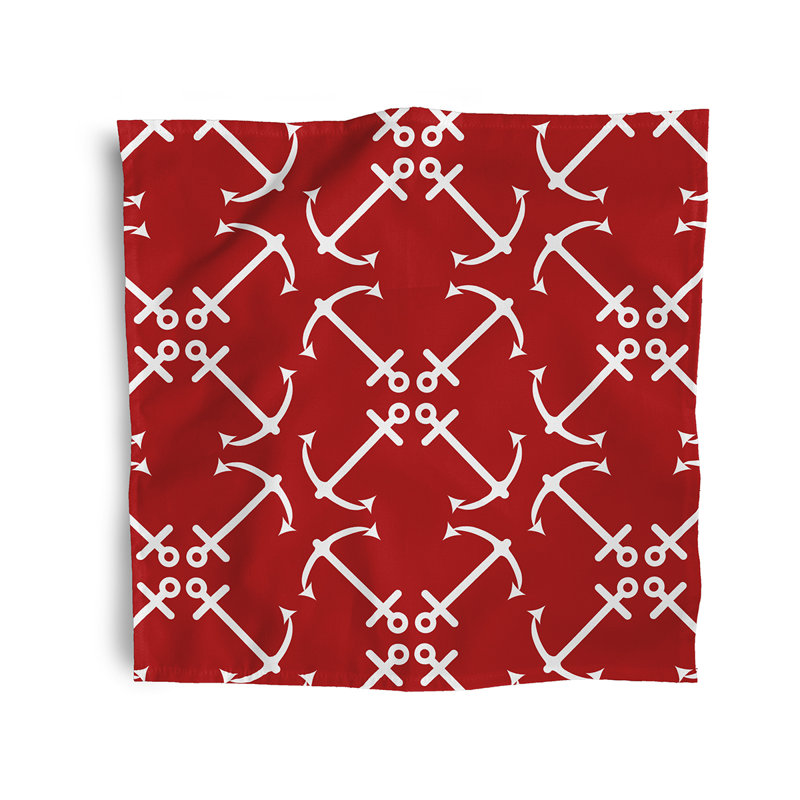 Harrington Polyester Square Napkin, Red