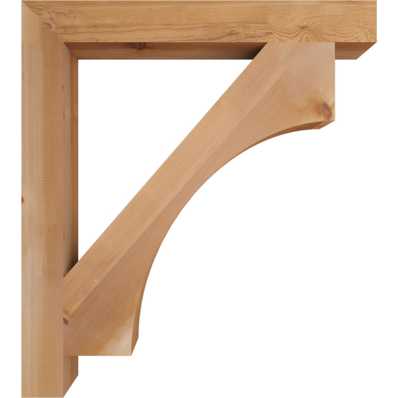 Support Westlake Block, Cèdre rouge de l'Ouest (lisse), H 38 po x l 3,5 po x P 34 po