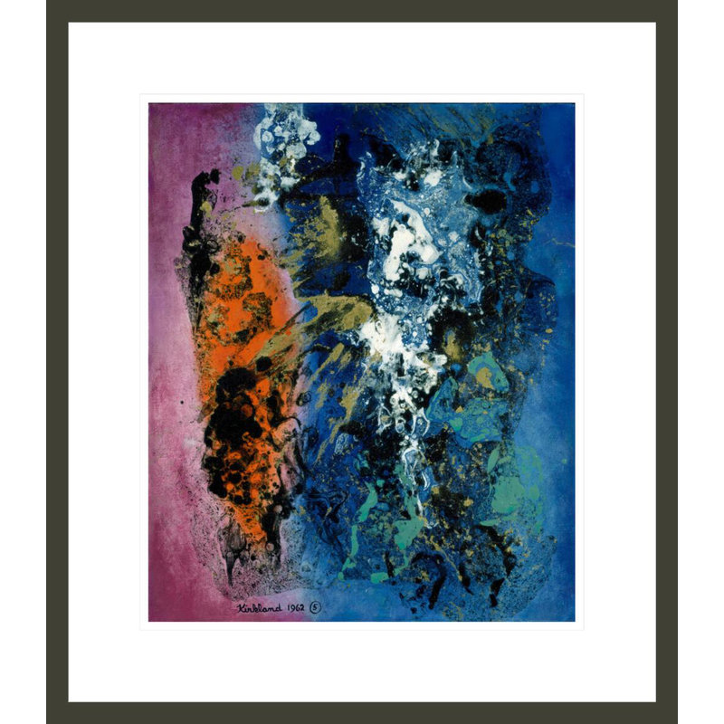 Reproduction d'art n ° 5 par Vance Kirkland, H 20,34 po x l 17,75 po