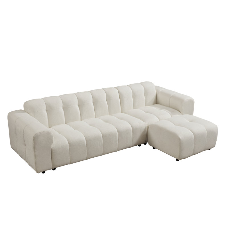 Lamaar Upholstered L-Shaped Sectional Reversible