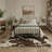 Aura Faux Cowhide Print Machine Washable Beige / Brown Non-Slip Area Rug-720590480