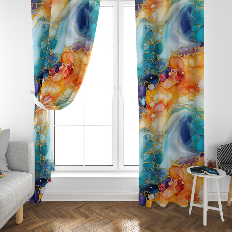 Julee Room Darkening Curtain Pair, 20" W x 52" L