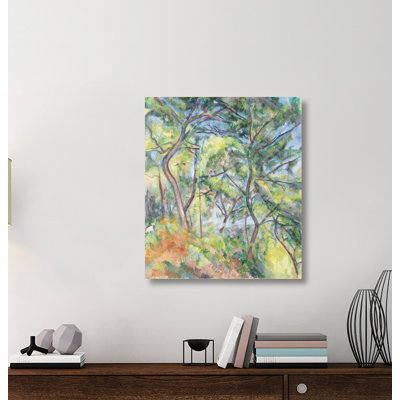 " Sous-Bois " by Paul Cezanne
