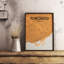 « toronto city map », impression sur affiche, reproduction d’art orange-22634128