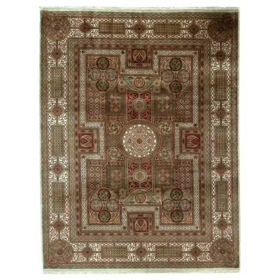Handmade Wool Oriental Area Rug