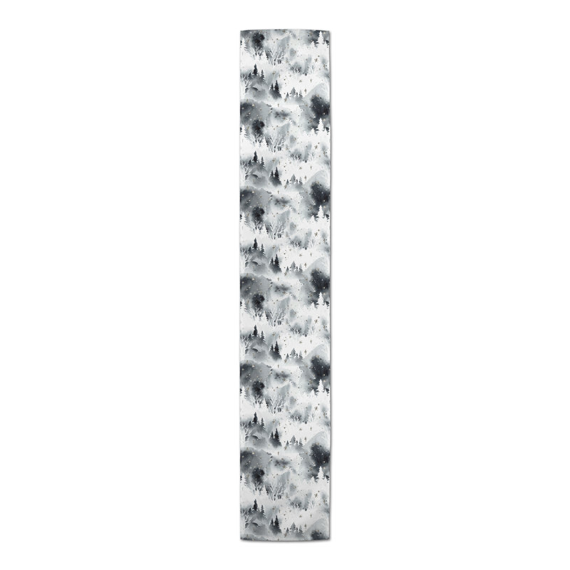 Munazza Rectangle Christmas Polyester Table Runner, 72" x 16"