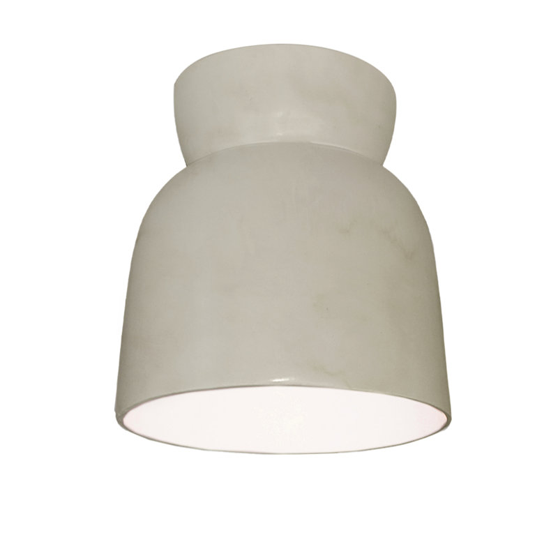 Logan Radiance - Hourglass Flush-Mount, LED (Integrated), Antique Patina