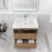 30'' Single Bathroom Vanity with Acrylic Top-1316012030