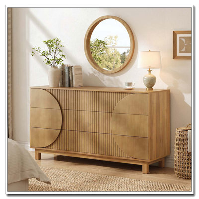 60" Wide Modern Chest of Drawers