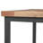 Moreland Skyler 22"W Solid Mango Wood and Metal Industrial End Table with Open Storage Shelf-85952044-75558126