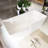 66.9'' x 31.5'' Soaking Solid Surface Bathtub