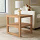 Modica Solid Wood End Table